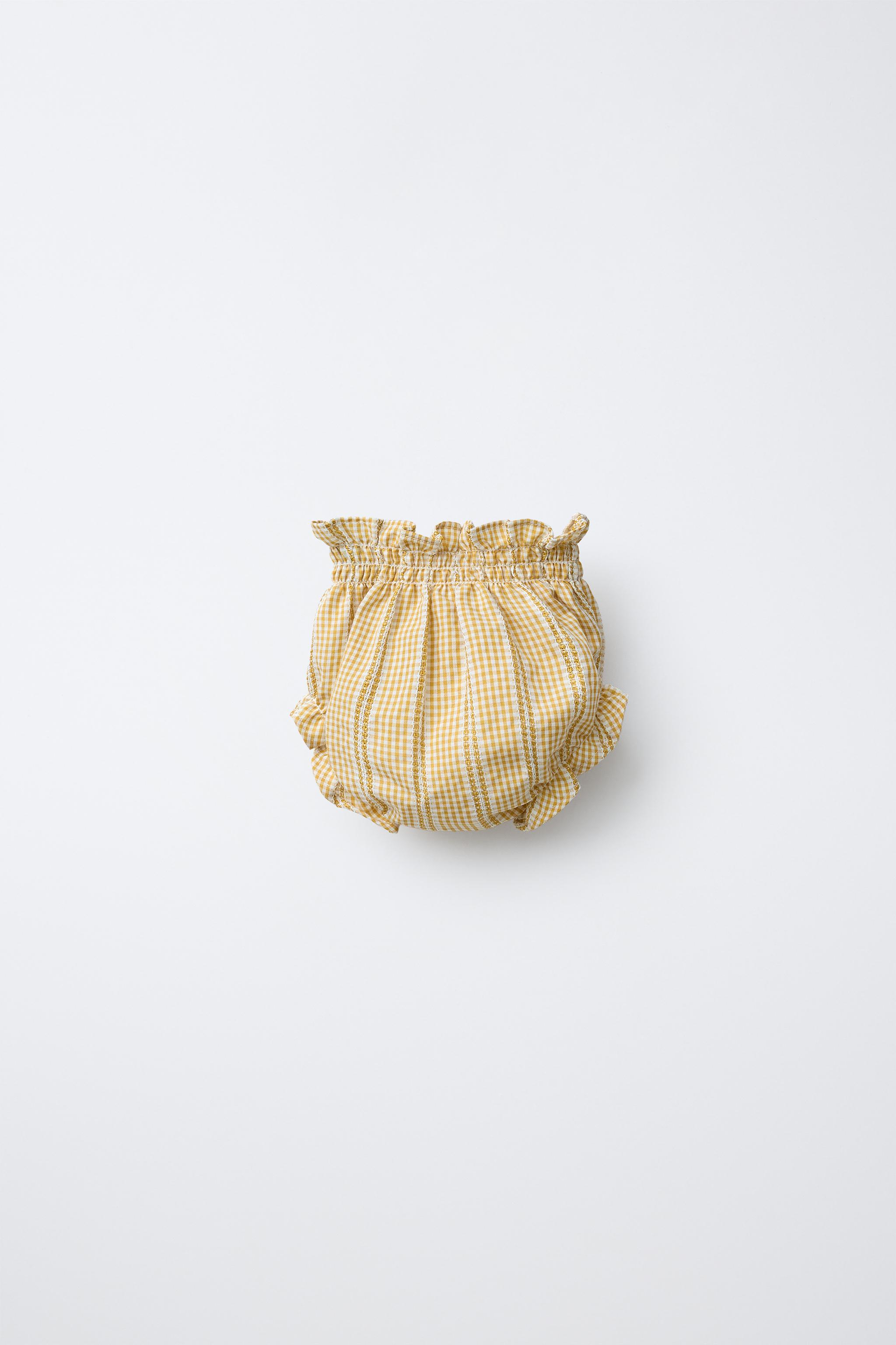 CULOTTE À IMPRIMÉ CARREAUX VICHY